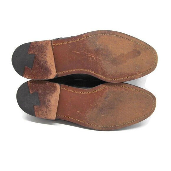 Cole Haan  Black Italian Calfskin Wingtip Derbys Size US 10 M   Made In USA - Picture 11 of 11